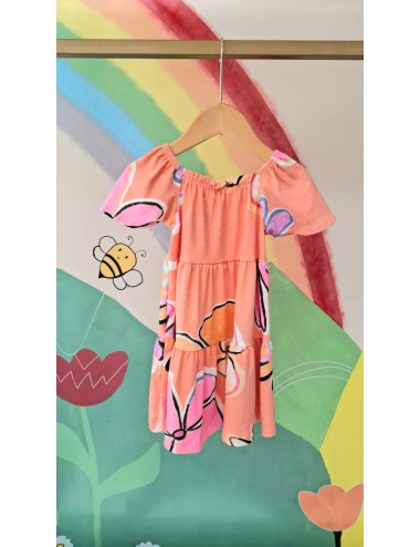 Vestido Infantil Estampado Colorido