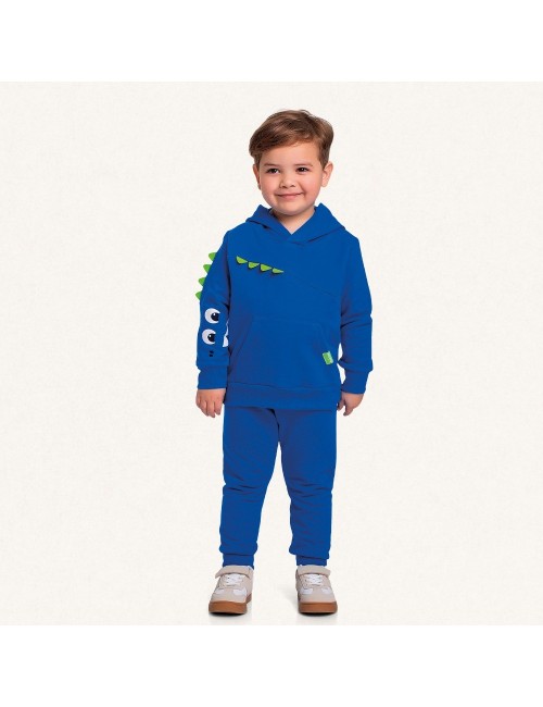 Conjunto Infantil Dinossauro Azul Mega Aventura 🦖
