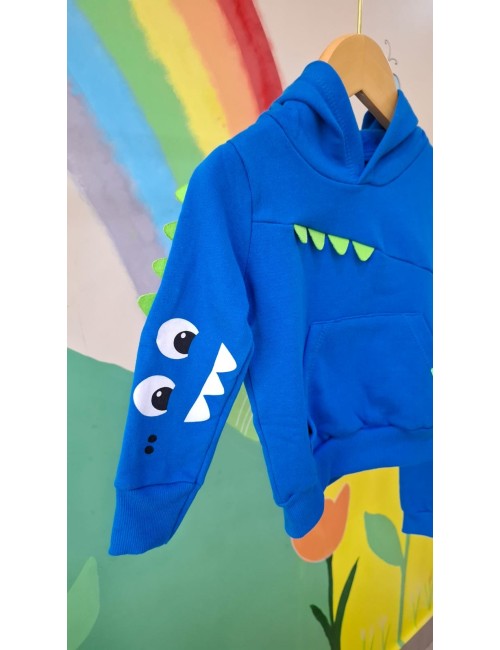 Conjunto Infantil Dinossauro Azul Mega Aventura 🦖