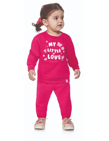Conjunto Infantil My Little Love Felpado
