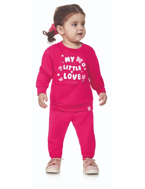 Conjunto Infantil My Little Love Felpado