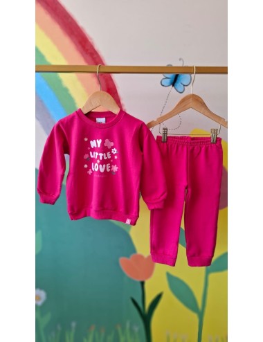 Conjunto Infantil My Little Love Felpado