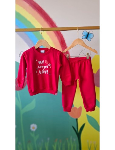 Conjunto Infantil My Little Love Felpado
