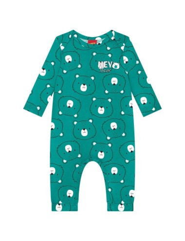 Macacão Infantil “Hey Bear” 🐻✨