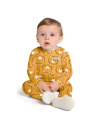 Macacão Infantil “Hey Bear” 🐻✨