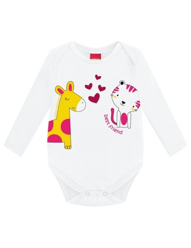 Conjunto Infantil "Melhores Amigos" 🦒🐅❤️
