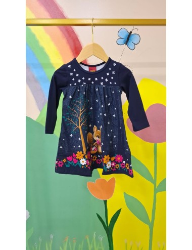 Vestido Infantil Esquilo Encantado 🌟🐿️