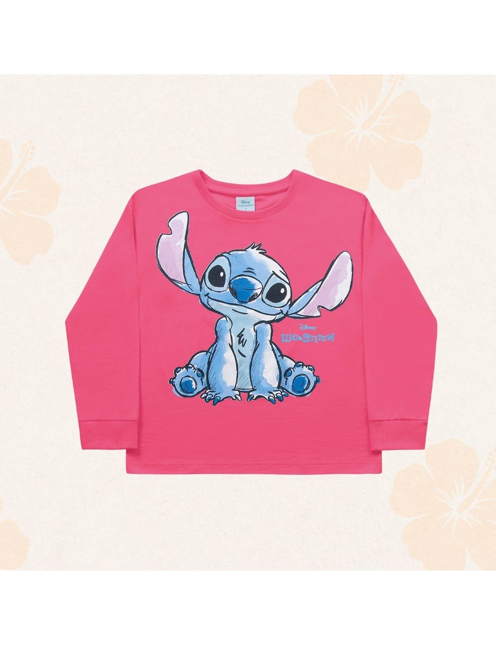 Camiseta Infantil Disney Lilo & Stitch 🐾🌴