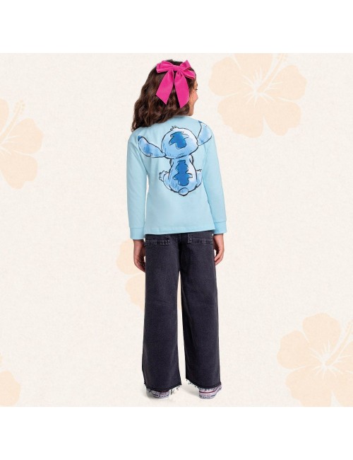 Camiseta Infantil Disney Lilo & Stitch 🐾🌴
