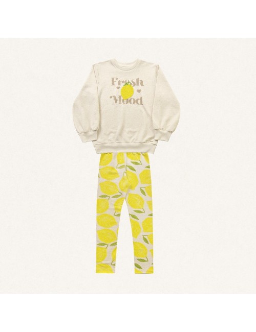 Conjunto Infantil "Fresh Mood" 🐾🍋