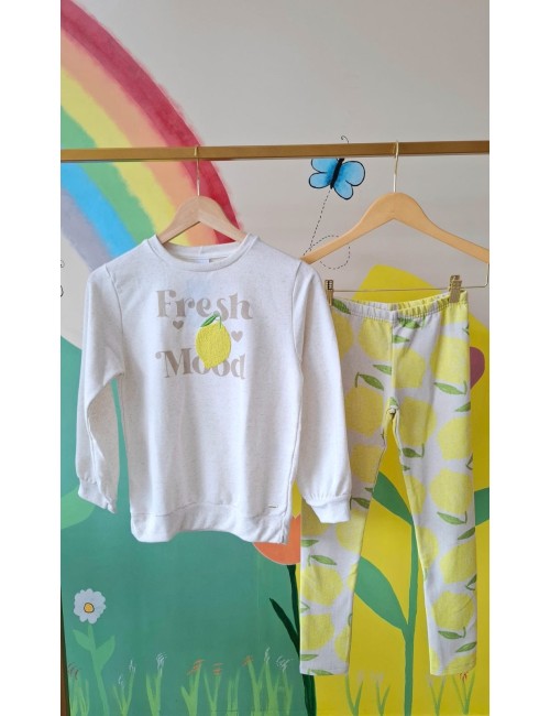 Conjunto Infantil "Fresh Mood" 🐾🍋