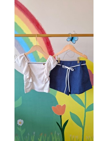 Conjunto Elegante Babados e Amarração 👗✨