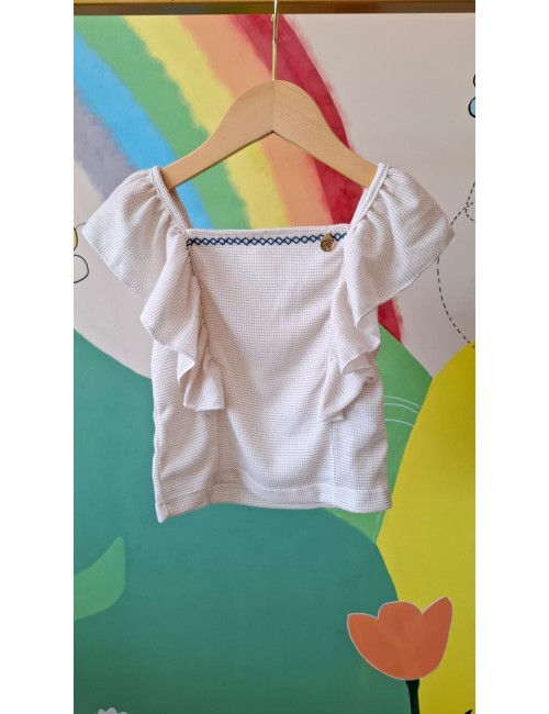 Conjunto Elegante Babados e Amarração 👗✨