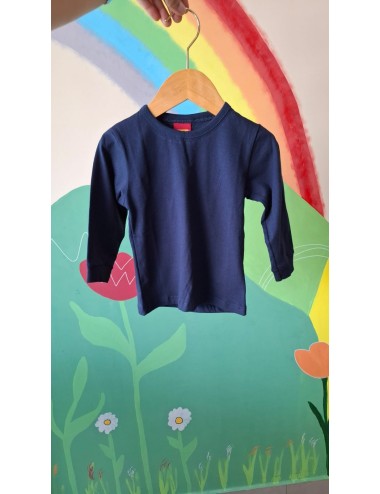 Camiseta Infantil Kyly Manga Longa Branco