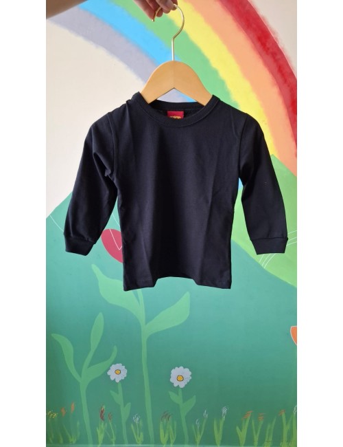 Camiseta Infantil Kyly Manga Longa Branco