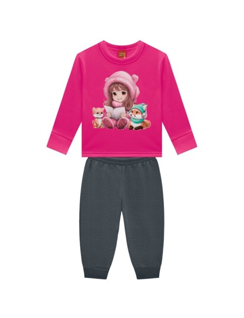 Conjunto moletom infantil