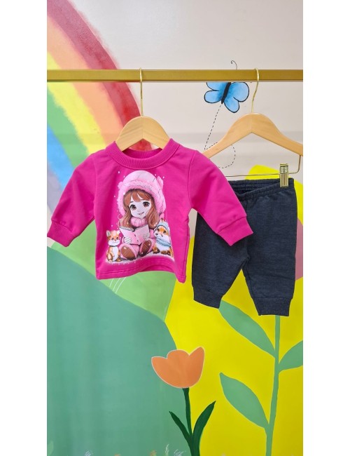 Conjunto moletom infantil