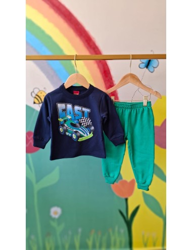 Conjunto Infantil Menino Carrinho Fast