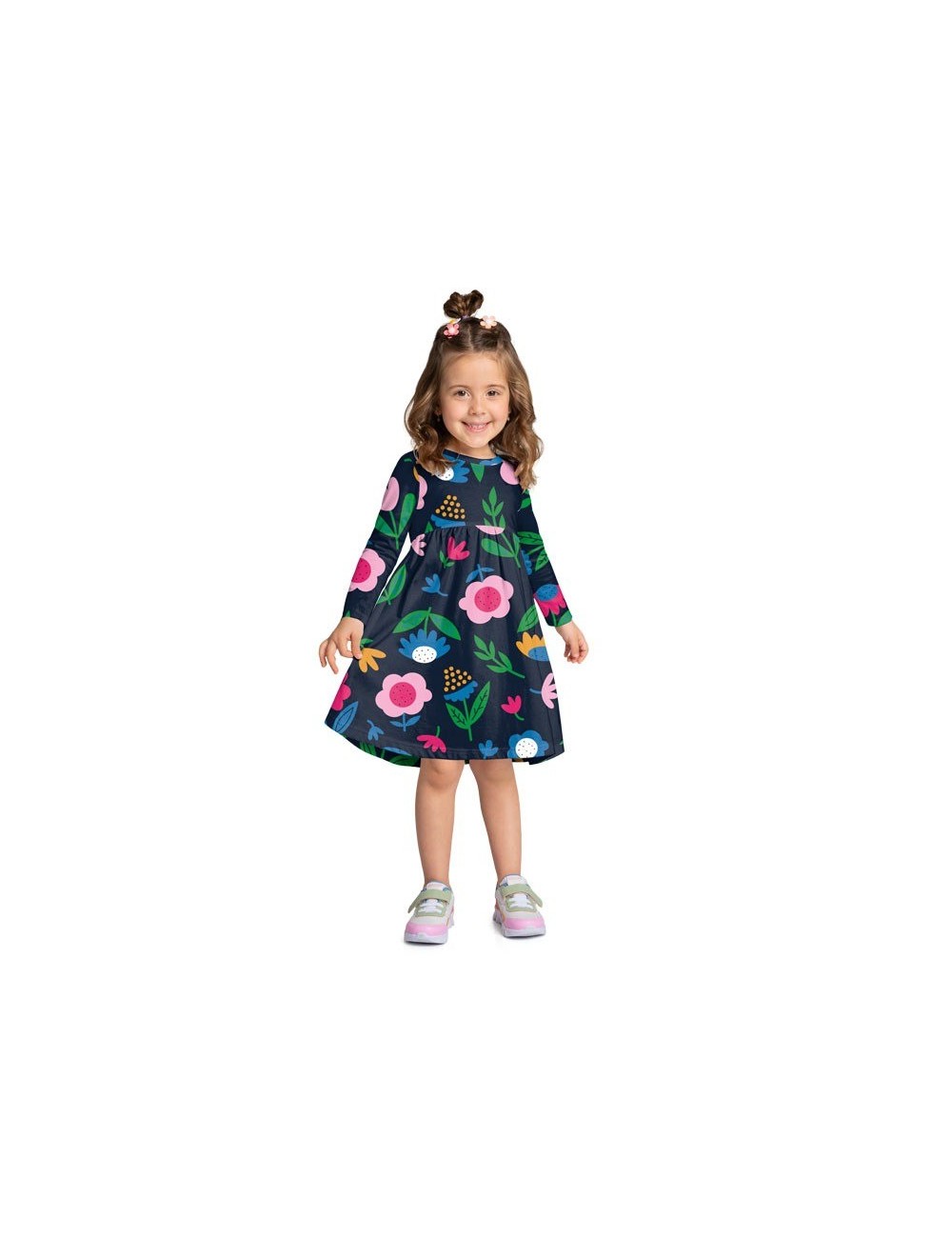 🌸✨ Um jardim de fofura em forma de vestido!