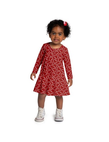 ❤✨ Um vestidinho cheio de amor para as pequenas arrasarem!
