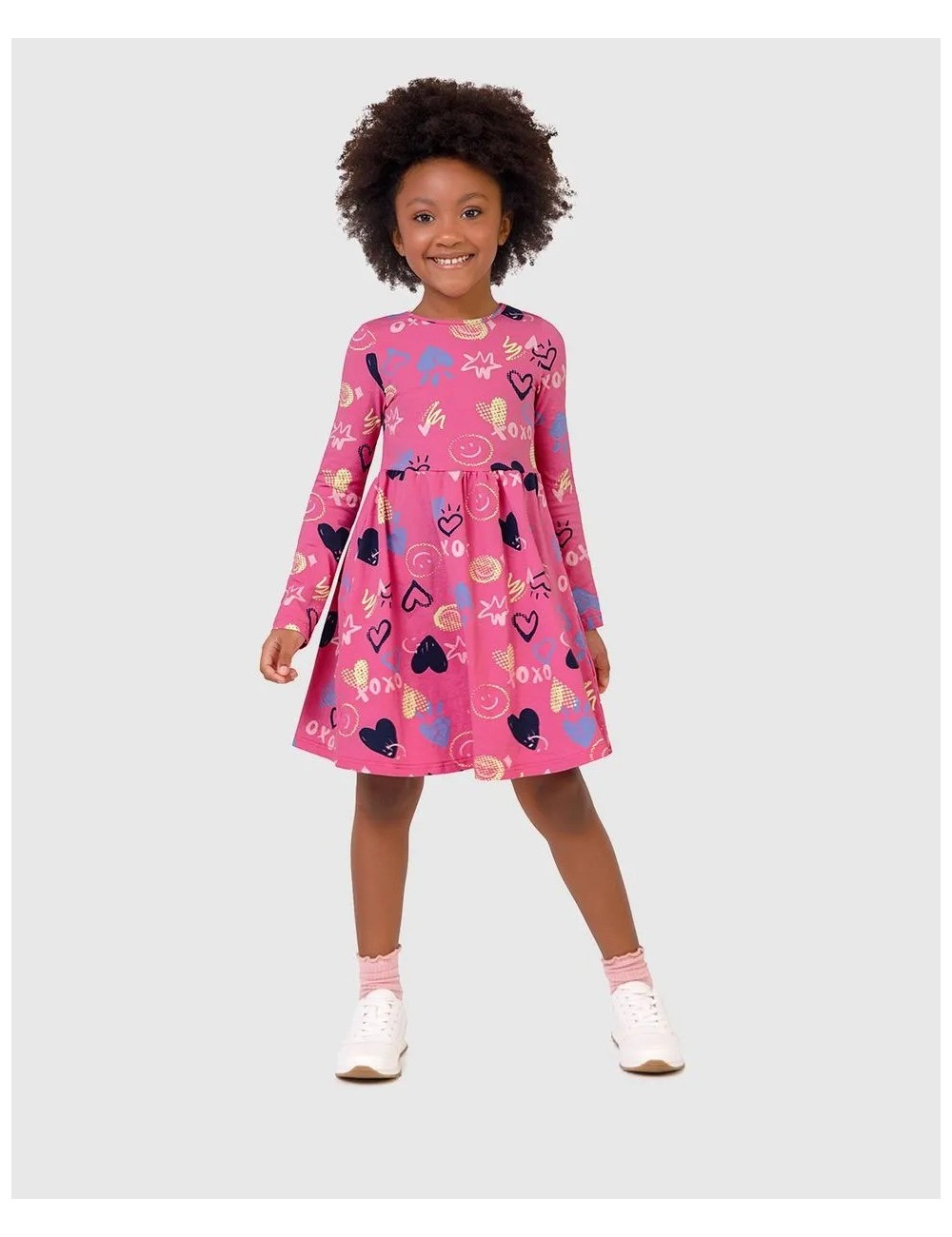 Vestido Manga Longa