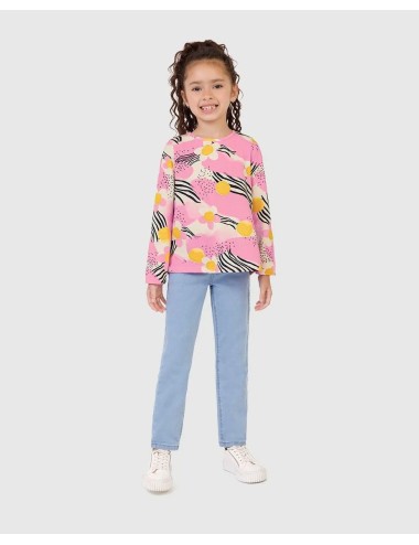 Blusa Infantil Feminina Manga Longa