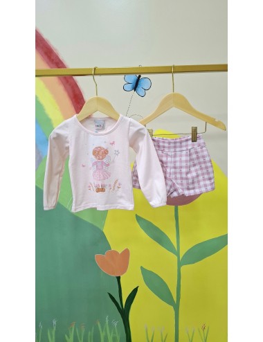 Conjunto Infantil Feminino com Estampa de Fadinha
